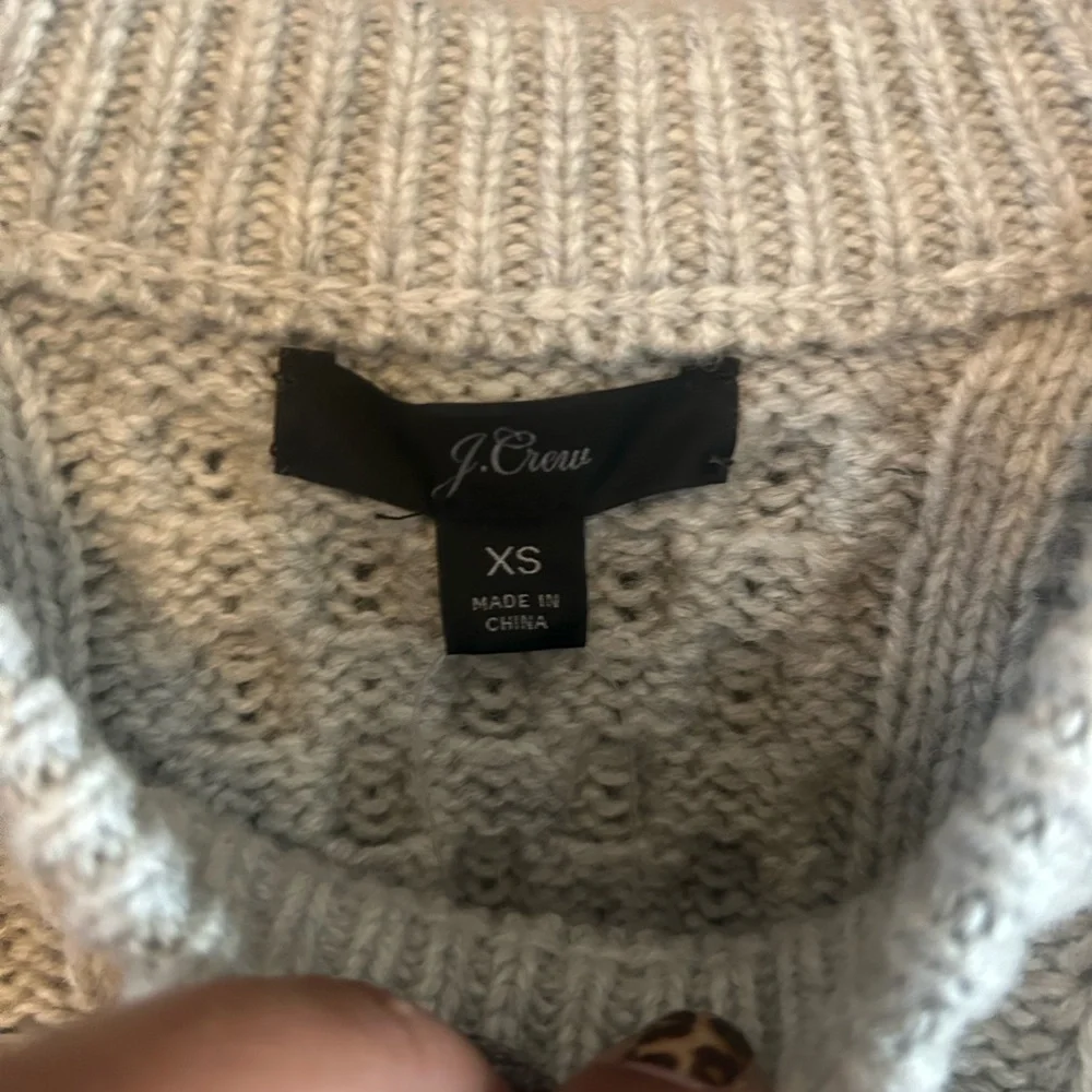 J. Crew Sweater Women's Textured Popcorn Knit - Gray NWT